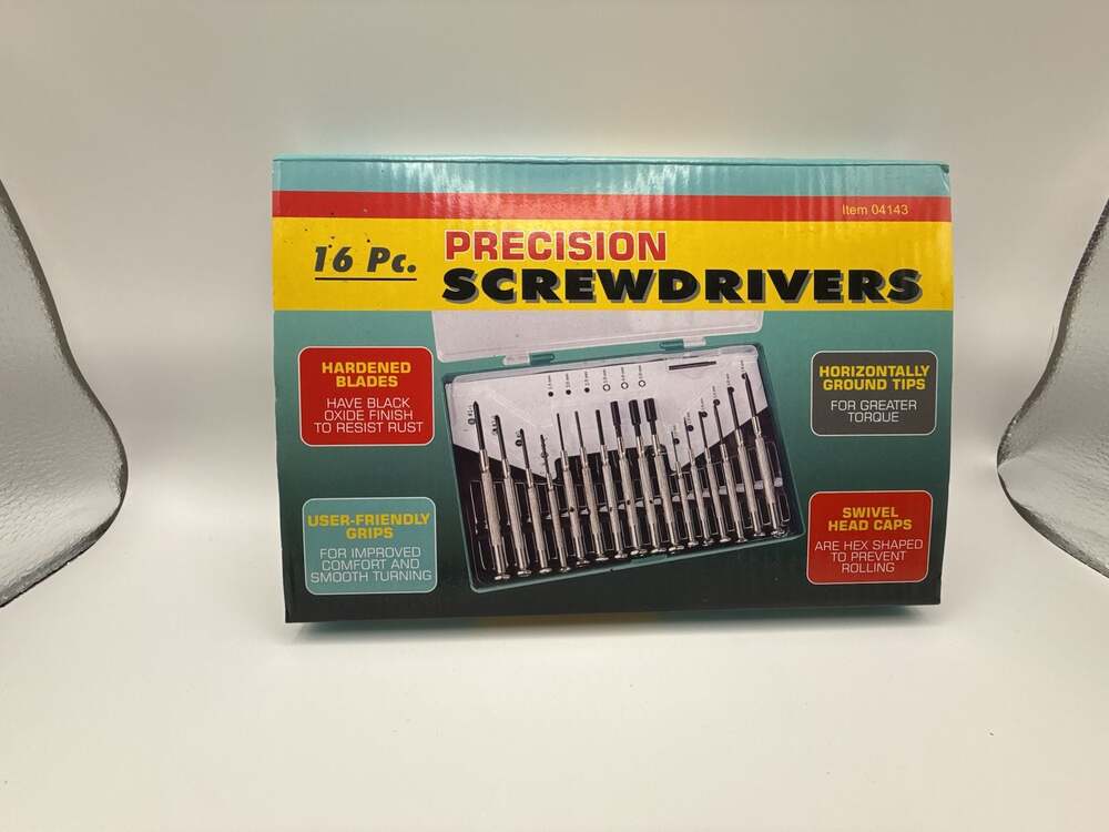 Harbor Freight 16 Pc. Precision Screwdriver Set Item 04143